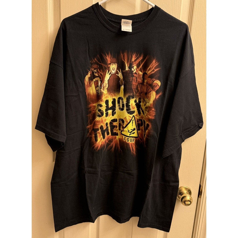 Insane Clown Posse ICP Shock Therapy Tour‎ Tee Shirt Black 3XL XXXL Rare